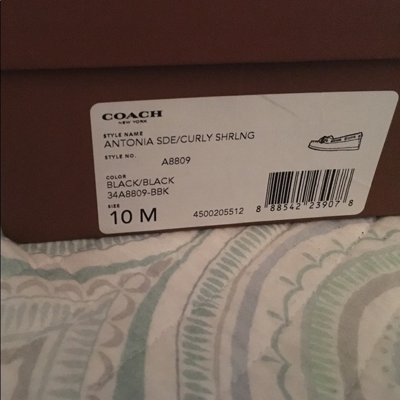 Coach Antonia Black Moccasins / Slippers - Picture 3 of 5